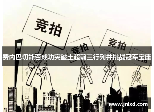 费内巴切能否成功突破土超前三行列并挑战冠军宝座